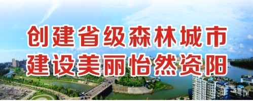 骑乘大鸡操入创建省级森林城市 建设美丽怡然资阳